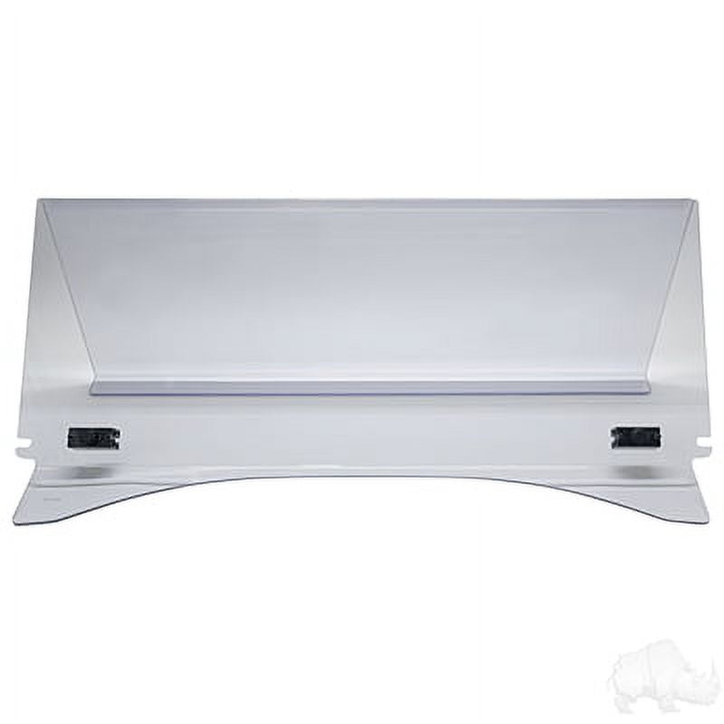 Red Hawk Windshield, 1/4" Impact Modified Clear 2 Piece, Club Car Tempo, Onward, Precedent - WIN-3014