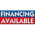 thumbnail image 1 of Windshield Banner With Bungee Cord - "Financing Available" - 50ʺL x 20ʺH, 1 of 1