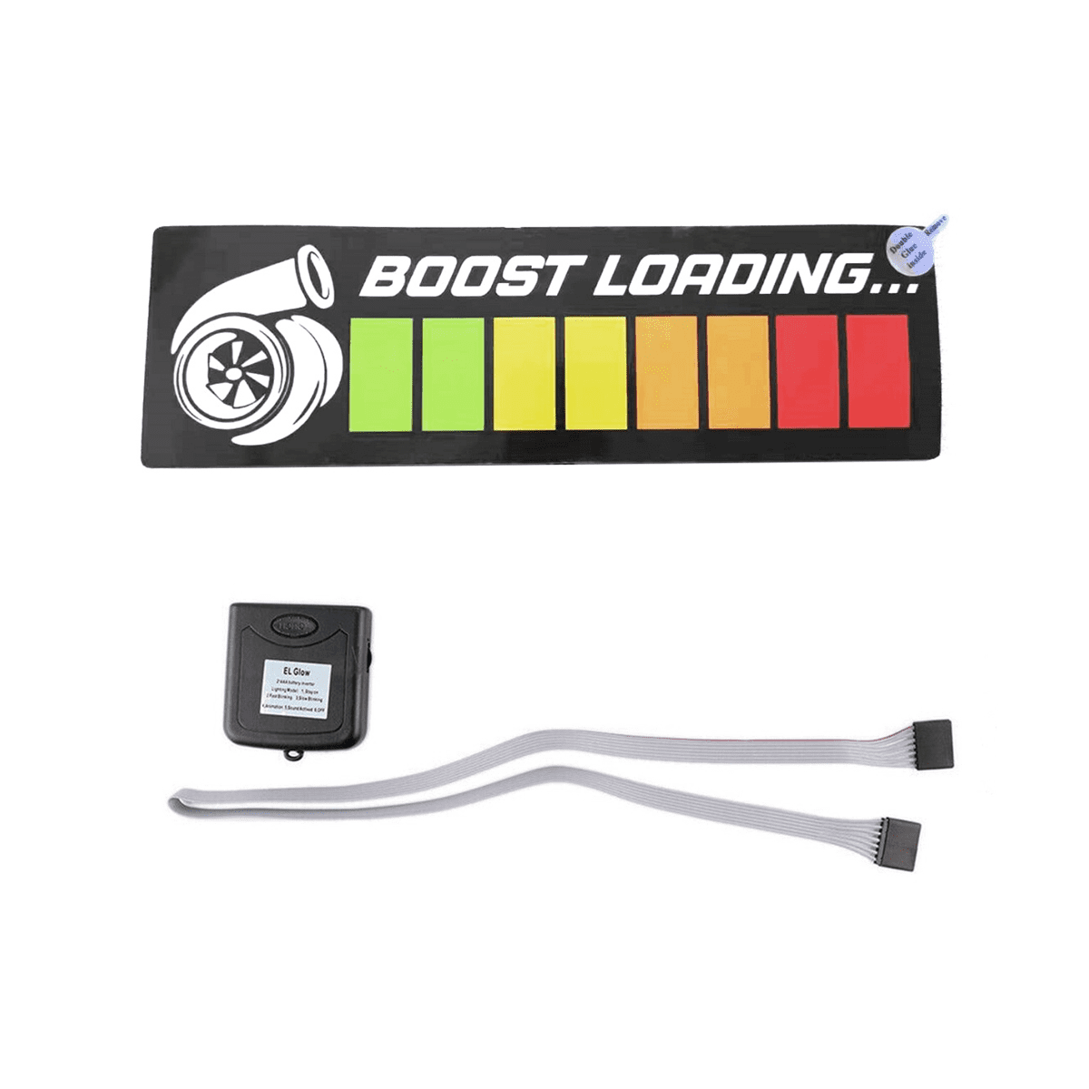 Windshield Boost Loading Car LED Light Window Stickers for JDM Glow Panel Decoration Accessories