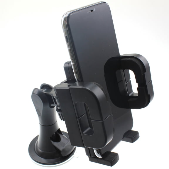 Windshield Car Mount for TCL 30 XE 5G, 20 XE, V 5G, A30 (A3), 4X 5G - Holder Glass Cradle Rotating Dock Compatible With TCL 30 XE 5G, 20 XE, V 5G, A30 (A3), 4X 5G