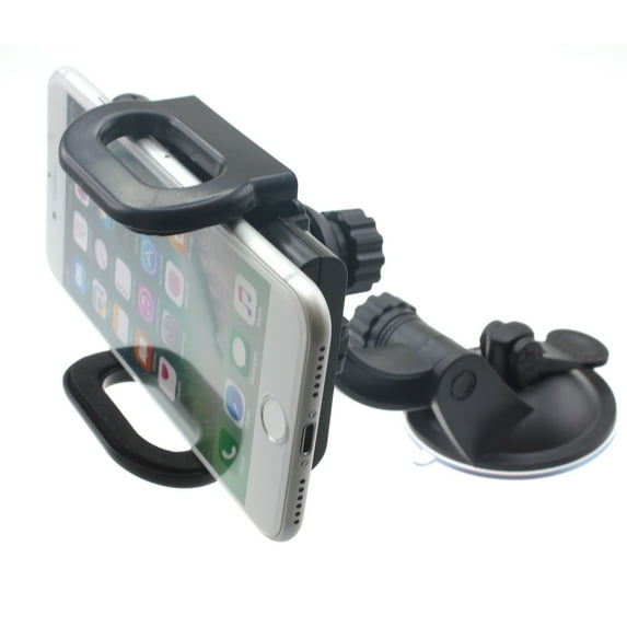 Windshield Car Mount for Motorola Razr (2023), Edge (2023) - Holder Glass Cradle Rotating Dock