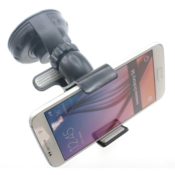 Windshield Car Mount for Google Pixel 8/7/6/Pro/7a Phones - Holder Glass Cradle Swivel Clip Suction Stand