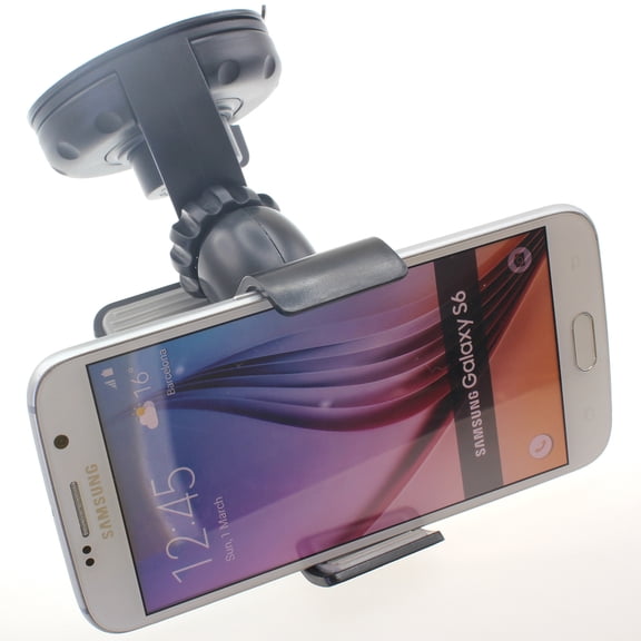 Windshield Car Mount for Google Pixel 8a/6a/6 Pro - Holder Glass Cradle Swivel Clip