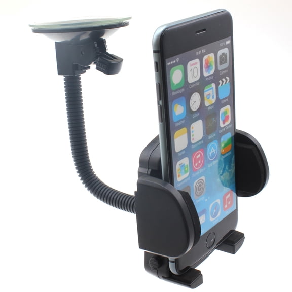 Windshield Car Mount for LG Wing Phone - Holder Glass Cradle Swivel Dock Suction Z5A Compatible With LG Wing