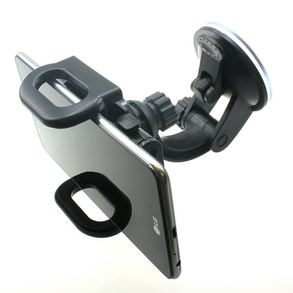 Windshield Car Mount for Samsung Galaxy XCover6 Pro Phone - Holder Glass Cradle Rotating Dock D7D Compatible With Galaxy XCover6 Pro Model