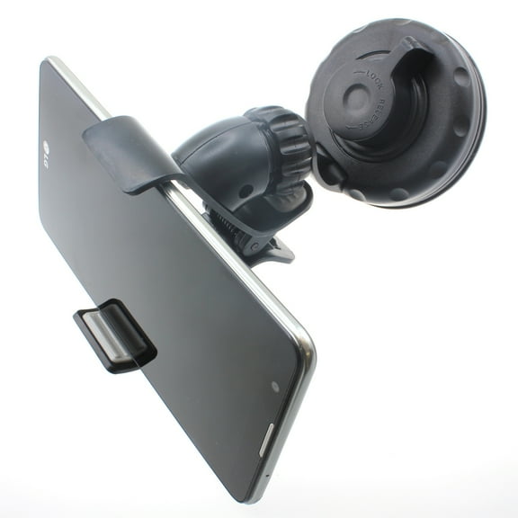 Windshield Car Mount for T-Mobile REVVL 7 5G - Holder Glass Cradle Rotating Clip