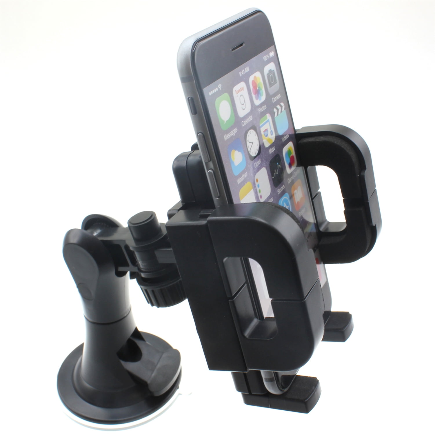 Windshield Car Mount for iPhone 16/Pro/Max/Plus Holder Glass Cradle