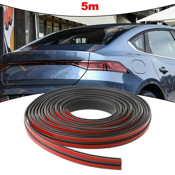 Windshield Car Sealing Strip 1.4Cmx5M 1Pc Leakproof Protector Rear Window Trim Dustproof Insulation Roof Rubber