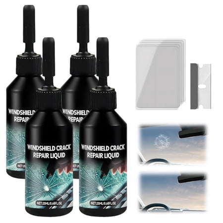 Windshield Chip Repair Kit, 2026 New Car Windshield Crack Repair Liquid, Cracks Gone Remover Fluid Glass Repair Tools for Quick Fix Windshields, Mirrors Cracks & Chips