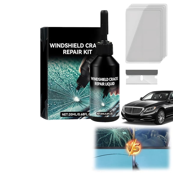 Windshield Chip Repair Kit, 2026 New Cracked Windshield Repair Kit For Car Chips & Cracks, Cracks Gone Glass Saver Kit – Must-Have For Most Vehicles (1PC)