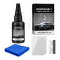 Window Glass Chip Windshield Chip Repair Kit, 30ml Clear Resin Automotive Glass Repair ...