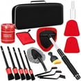 thumbnail image 1 of Windshield Cleaner Tool, 17Pcs Red Car Interior Cleaning Kit, Car Detailing Kit Interior Cleaner, Car Detailing Brushes, Car Cleaning Gel, Inside Cleaning Supplies Accessories for Women Girls, 1 of 7