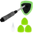 thumbnail image 1 of Windshield Cleaner Tool, Car Interior Detailing Cleaning Kit with Extendable Handle Auto Glass Wiper Brush Kit for Cars, 19in, 1 of 7