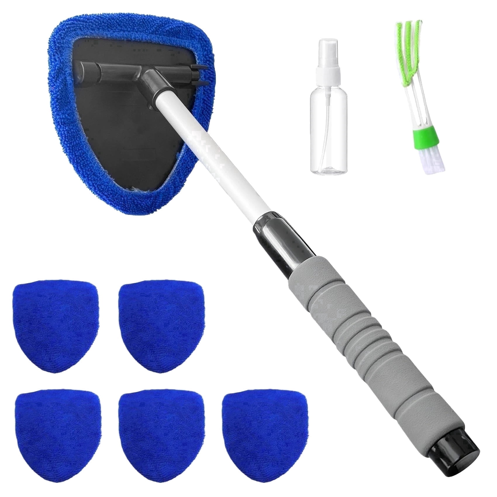 Window Cleaning Machine Tools swartisfad, Windshield Cleaner Tool, Blue, Extendable Handle - Walmart.com