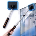 Window Cleaning Machine Tools Windshield Cleaner Tool, Double Sided Window Cleaner with Extendable ...