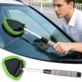 thumbnail image 1 of Windshield Cleaner Tool with Extendable Handle & 180° Rotating Head – Car Interior Window Detailing Kit, Reaches Behind Dashboard, Lint-Free Microfiber Towel for Streak-Free Glass triangle 1pc, 1 of 9