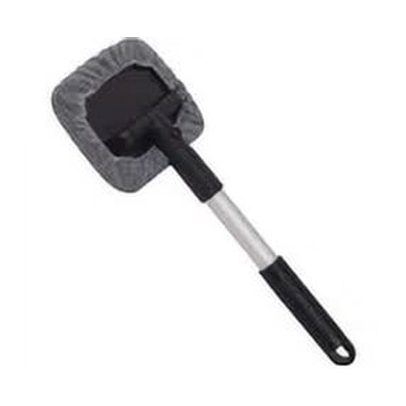 Windshield Cleaning Brush, Extendable Handle Microfiber Cushion 180 Degree Rotation Defogger Brush