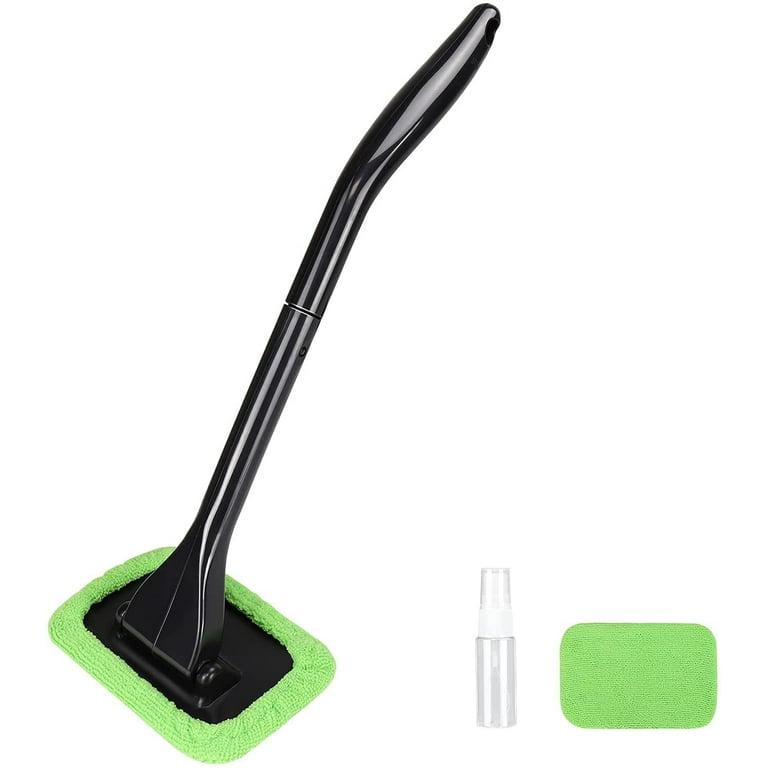  Windshield Cleaner with Microfiber Cloth, Handle and