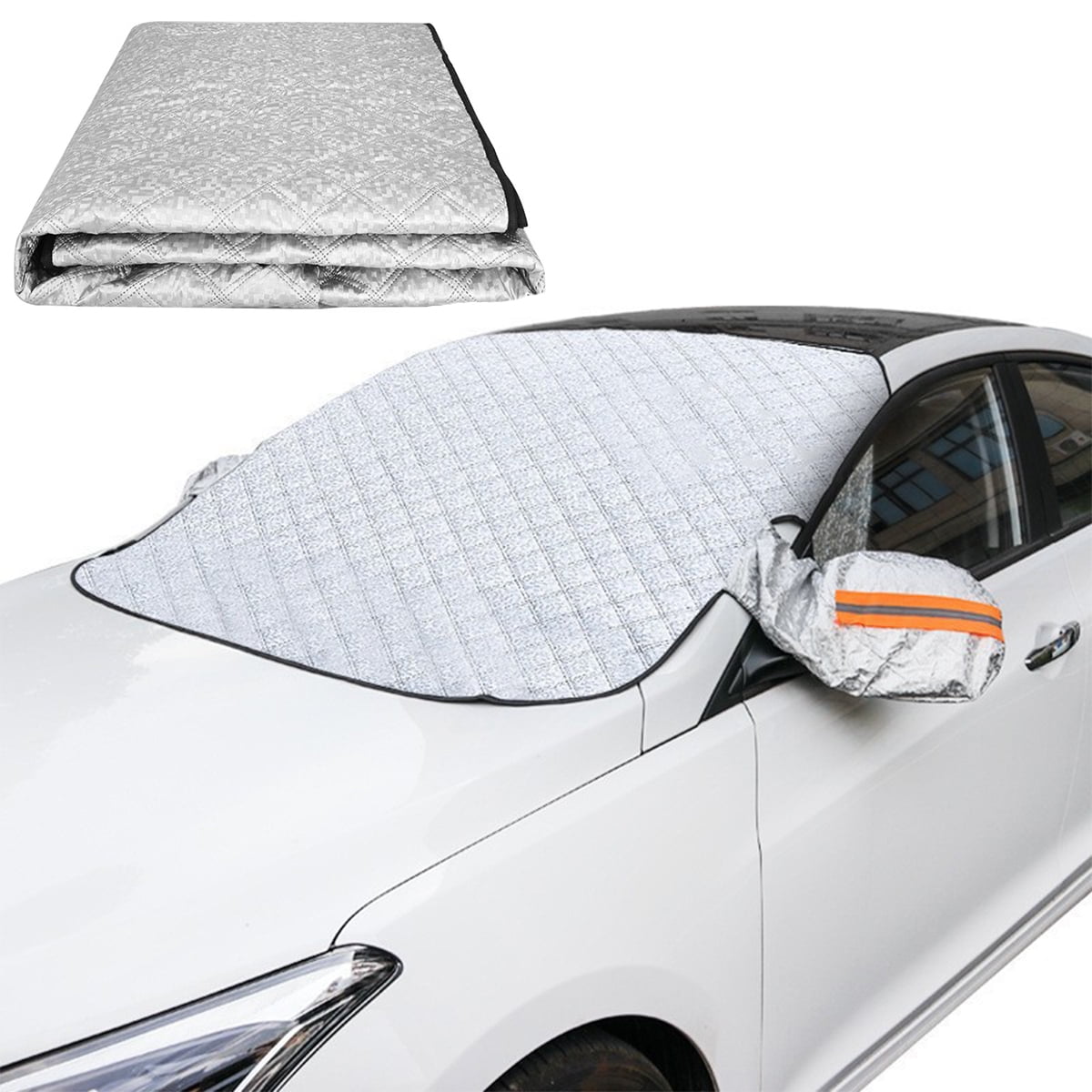 Windshield Cover for Ice and Snow,Car Windshield Snow Cover with 4