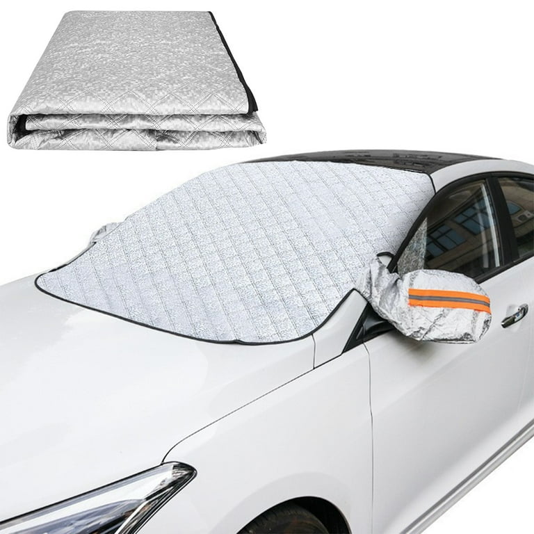 4-Layer Car Windshield Cover – Protects From Snow, Ice & Sun