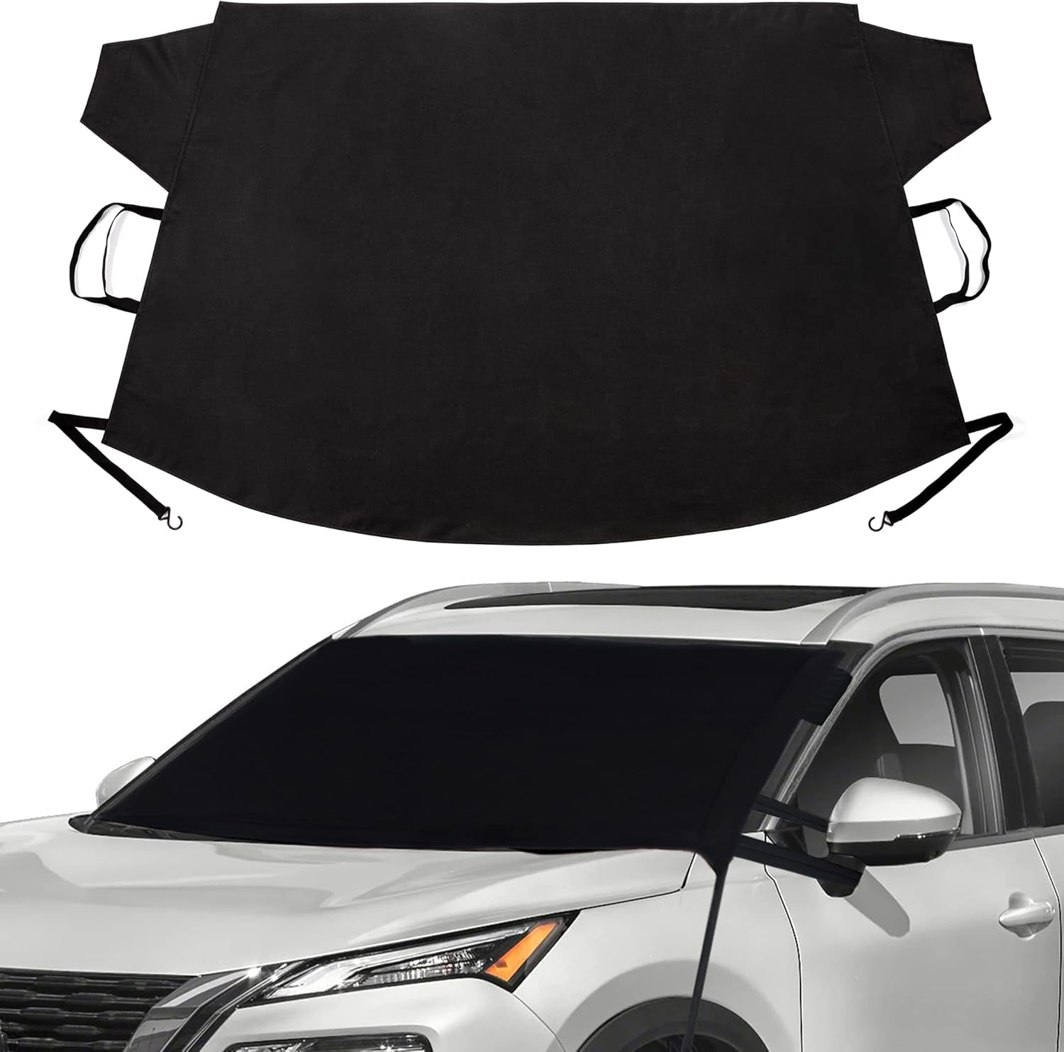 Windshield Cover for Ice and Snow Snow Cover for Car, Truck and SUV Made of AllWeather 600D
