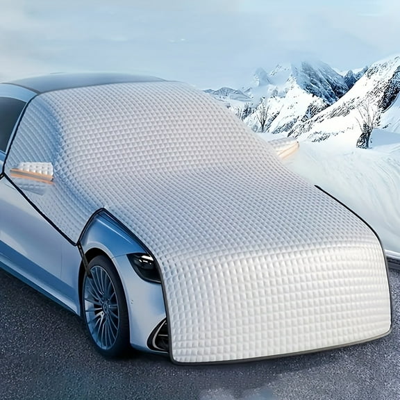 Windshield Cover for Ice and Snow ,Windshield Protector for Cars, SUVs, Trucks,Waterproof Frost Cover,Winter Car Accessories (91"x98")