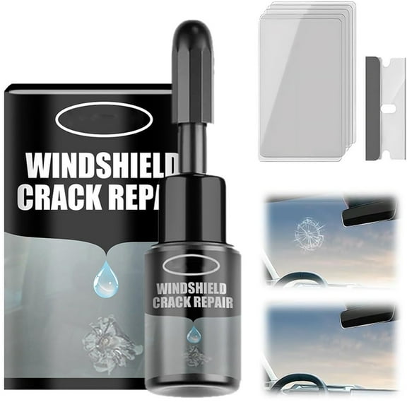 Windshield Crack Repair Adhesive 20ml – Car Glass Glue for Cracks & Chips, Automotive Windshield Repair Kit, Strong Adhesion, Quick Fix, Easy Application for Vehicle Glass