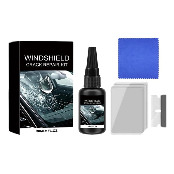 Windshield Crack Repair Kit,2026 Upgraded Windshield Repair Kit,Glass Repairs Liquid for Cracks and Chips,Car Glass Repairs DIY Windshields RepairTools for All Cracks Types