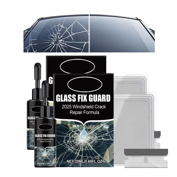 Windshield Crack Repair Kit,2026 Upgraded Windshield Repair Kits,GlassCrack RepairKit,CarWindshield CrackRepair Fluid,Quick Fix WindshieldS & Glass RepairTools for Windshields,Mirrors,All Crack Types
