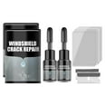 thumbnail image 1 of Windshield Crack Repair Kit, Windshield Repair Kit for Chips and Cracks, Glass Repair Fluid with 2 Bottles of Resin, Glass Repair Kit Windshield for Fixing Chips, Cracks, Bulls-Eye and Star-Shape Cack, 1 of 7
