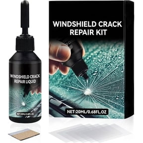 Windshield Crack Repair Kit, Professional Glass Repair Liquid for Chips and Cracks, Quick and Durable Fix for Car Windshields,Formula for Home or Garage Use