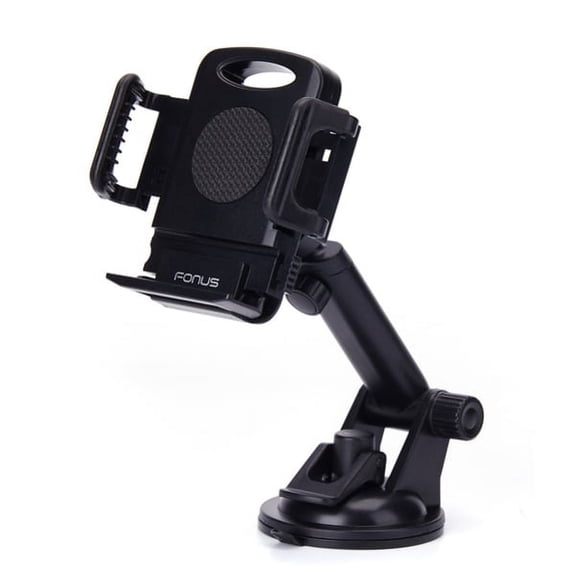 Windshield Dash Car Mount Holder Telescopic Cradle Z9G for Coolpad REVVL Plus, Legacy S - Doro 824 SmartEasy - Essential Phone (PH-1) - Google Pixel XL 4 XL 3a XL 3 XL 2 XL - HTC U11 U12 Plus