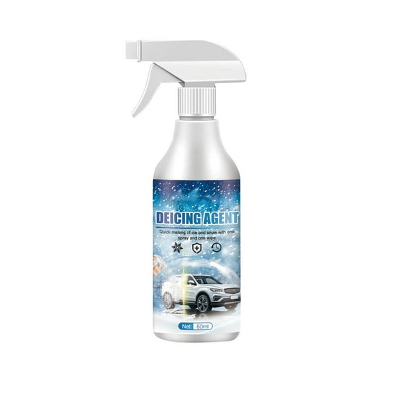 Windshield Deicer Spray Ice Melting Solution Car Care and Cleaning Winter Automotive