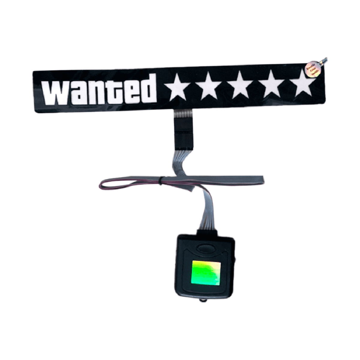 Windshield Electric Wanted Car LED White Window Stickers for JDM Glow