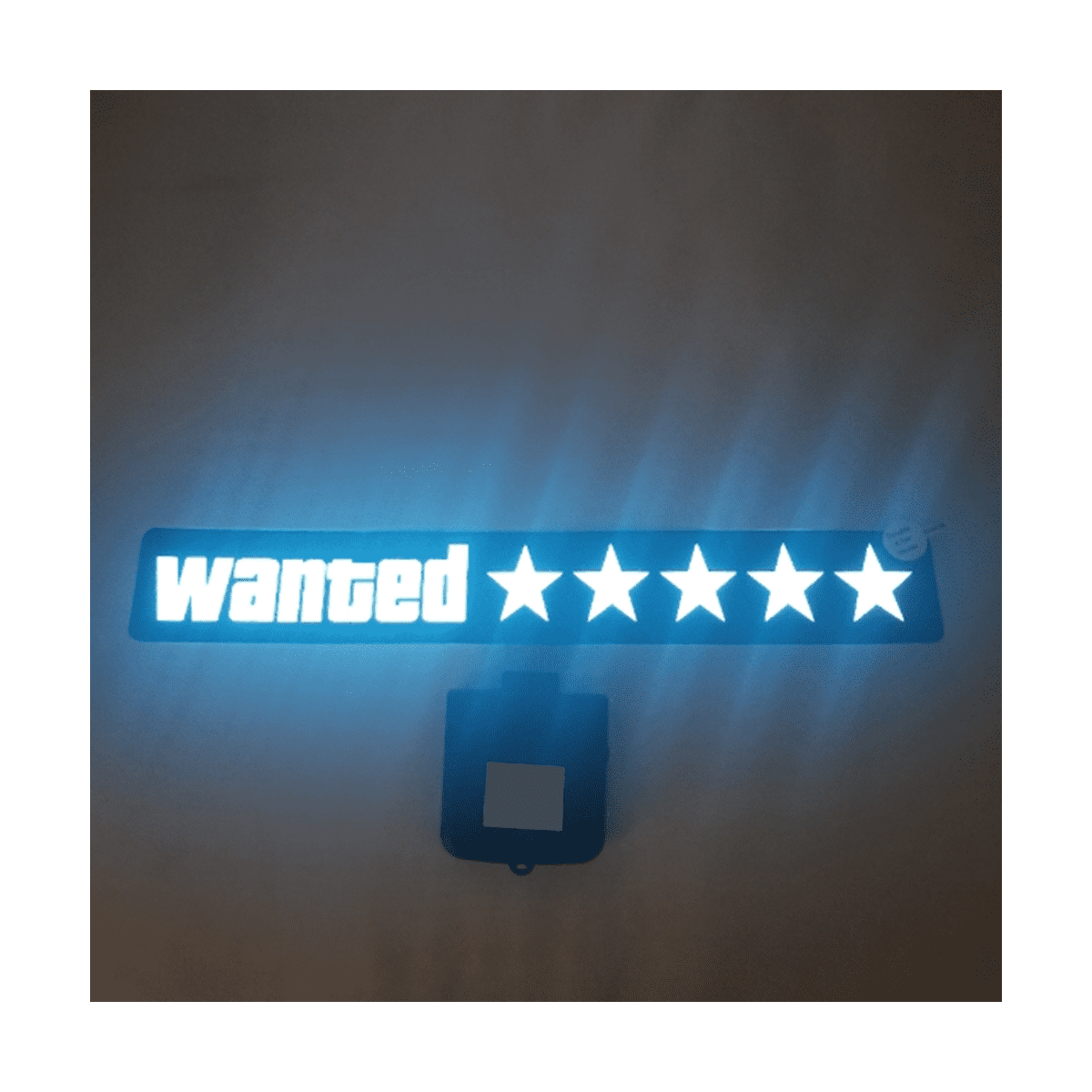 Windshield Electric Wanted Car LED White Window Stickers for JDM Glow