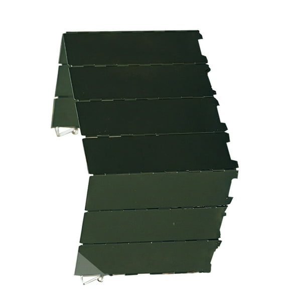 Foldable Windshield Windproof Camping Cooking Windscreen Wind Blocker Burner Outdoor Portable