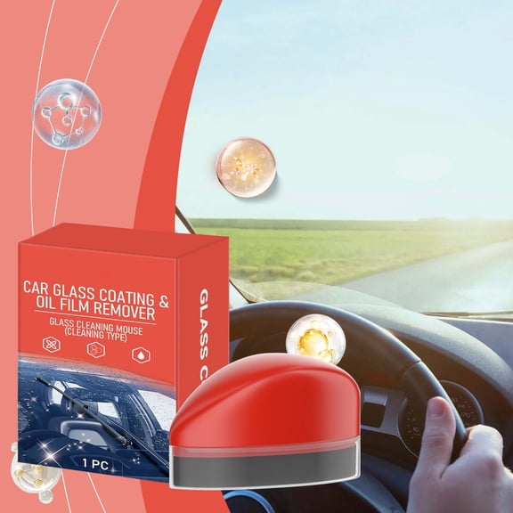 Windshield Glass Cleaner Coating Spray for Car, Oil Film Remover and Strong Decontamination, Crystal Coating for Auto Glass and Mirrors 100ml