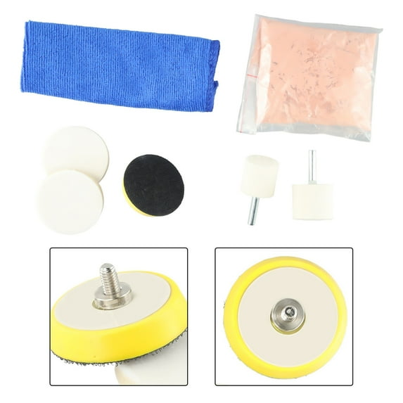 Windshield Glass Polishing Kit Car Windscreen Scratch Remover 50g Cerium Oxide