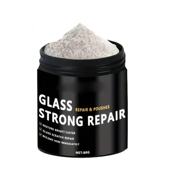 Windshield Glass Scratch Remover | Glass Scratch Repair Kit | Auto Glass Polishing Compound for Deep Scratches | Car Windshield Repair Kit for Home Car Garage Use 1 Pack with