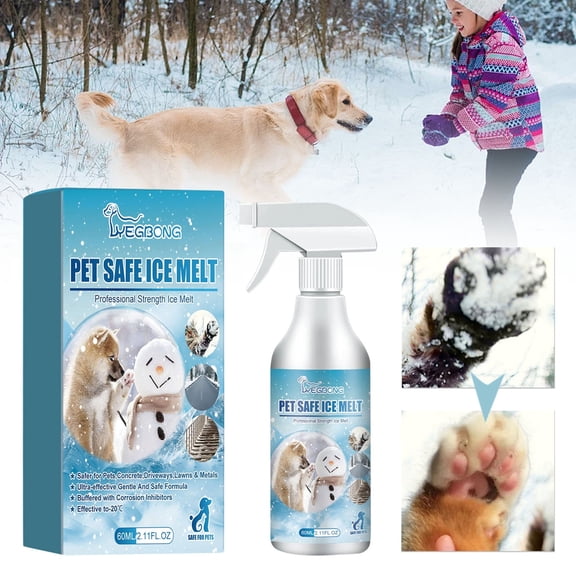 Windshield Ice Melt,De-Icer for Car Windshield Defroster, Car Windshield Snow Melting Coating Spray, Window Snow Sprays, Fast Ice & Snow Melting Spray