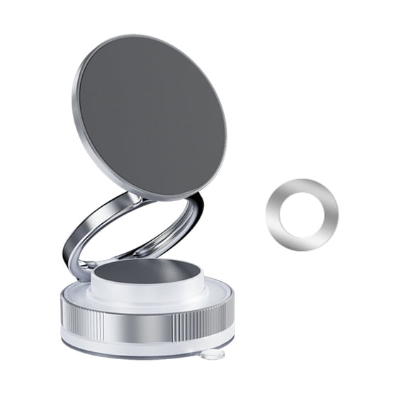 Windshield Magnetic Smartphone Mount Support Bracket with Vacuum Suction 360 Degree Rotatable for Navigation Video Calls