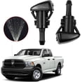 thumbnail image 1 of Windshield Nozzle Replacement for Chrysler Dodge RAM Jeep Select Models, Direct Replacemnt Adjustable Windshield Washer Nozzle Mist Spray, Replace OE for 5303833AA, 5116088AA, 5160308AA, 68024312AB, 1 of 3