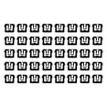 thumbnail image 1 of Windshield Or Rear Windo Trim Molding Clips For Ford 64-93 (Qty-40 Clips), 1 of 10