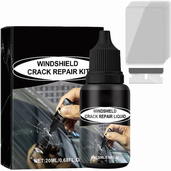 Windshield Polish Compound, Chip Crack Filler for Auto Glass, 1pc