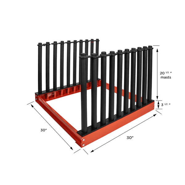 Windshield Rack Vertical Windshield Rack 9-Slot Heavy Duty WR-9 – Powder Coated Steel, Holds Up ...