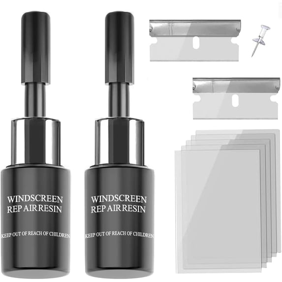 Windshield Repair Kit, Cracks Gone Glass Repair Kit Nano Glass Repair Kit,Upgrade Windshield Crack Repair Fluid Window Automotive Windscreen Tool Nano Repair Liquid Kit Quick Fix for Chips and Cracks