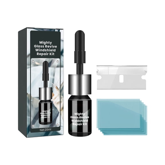 Windshield Repair Kit - Fix Cracks and Damages, Improve Clarity and Transparency, Easy DIY Home Use