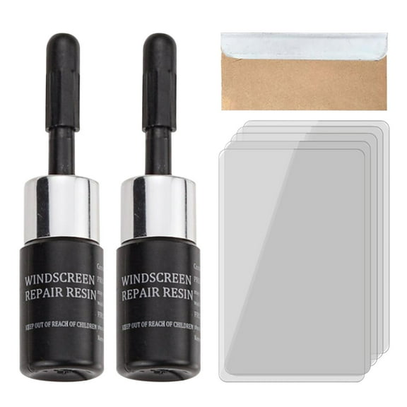 Windshield Repair Kit Windshield Crack Repair Kit Automotive Glass Nano Fluid Glass Filler DIY Windscreen Tool Quick Fix for Fixing Chips, Cracks and Star-Shaped Crack