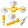 Window Glass Chip Windshield Repair Kit for Car Glass Chips Cracks DIY Resin Suction Cup ...