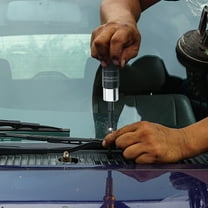 Windshield Repair Kit with Resin Fluid - Fixes Chips and Cracks in Car Glass - Easy DIY Application - 0.8 fl oz